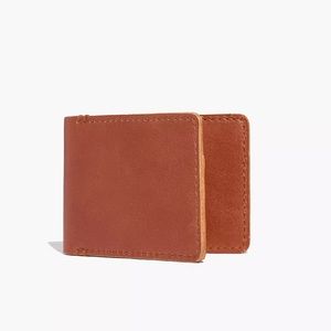 NWT Madewell Leather Billfold Wallet